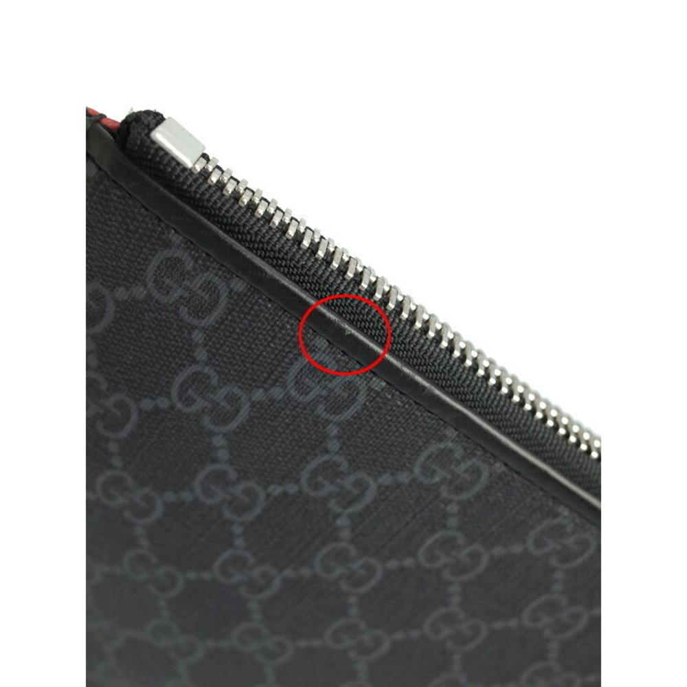 GUCCI Night Courier GG Supreme Clutch Bag - Picture 7 of 9